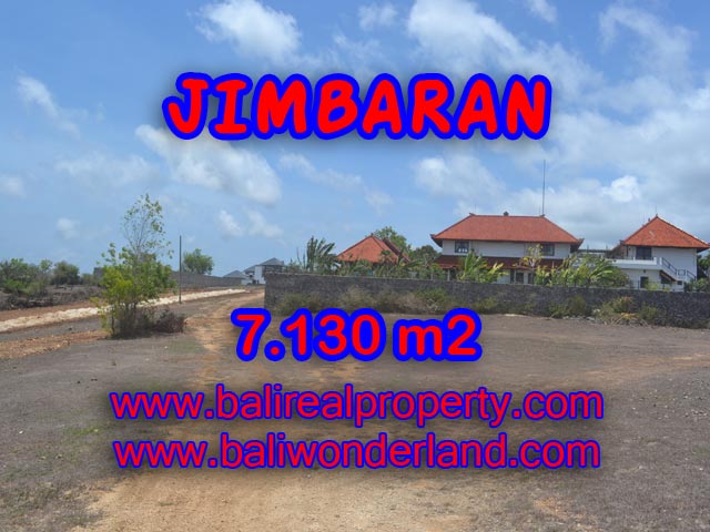 Tanah dijual di Jimbaran 71,3 Are Lingkungan villa di Jimbaran Ungasan Bali