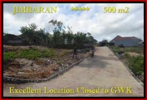 JUAL TANAH MURAH di JIMBARAN 500 m2 Lingkungan Villa